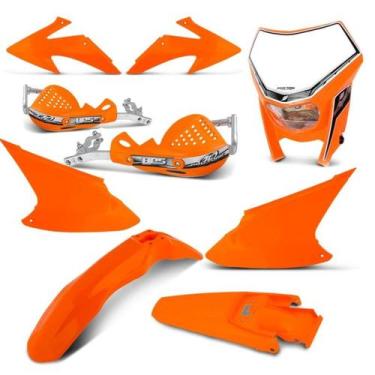 Imagem de Kit Peças Plástico Crf 230 2008/14 - Pro tork, LARANJA, Único