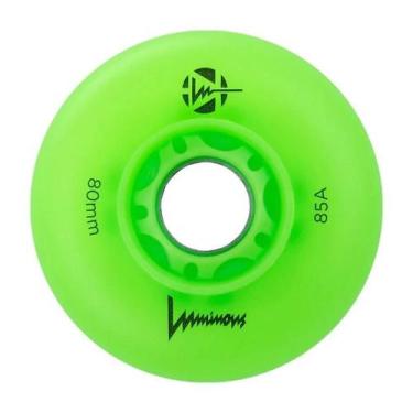 Imagem de Roda LED Luminous 80mm GREEN APPLE Glow (Unidade), Green apple glow