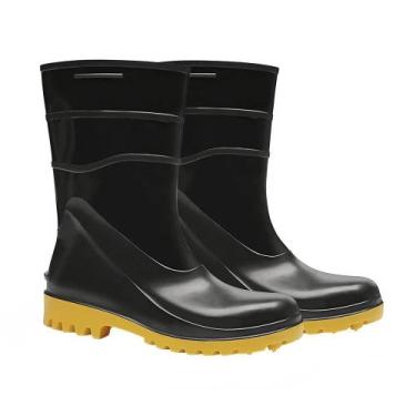Imagem de Bota pvc bracol preta sola.am.ca37456 cano curto s/for.39, 39