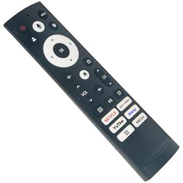 Imagem de Beyution Controle remoto de substituição de voz ERF3S90H compatível com Smart TV Hisense 43A68H 43A6H 50A65H 55U7G 65A68H 75A6H 65U7G 50A6H 75A65H 50A68H 55A6H 55U6H 65U6H 43A65H 75U6H