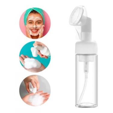 Imagem de Frasco Espumador Pump Limpeza Facial Escova Silicone Skin Care 150 ml 
