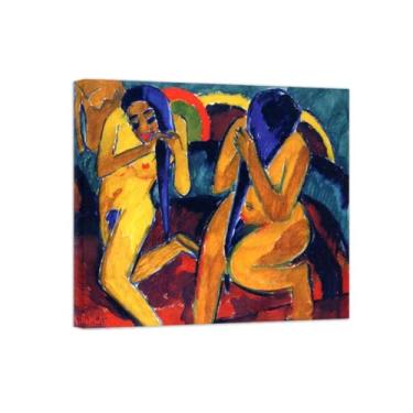 Imagem de Pinturas Famosas Arte Parede-Imagens em Tela-After Swim-Pôster e Impressões para Sala de Estar Quarto Casa 20x25cm8x10in Tela Embrulhada