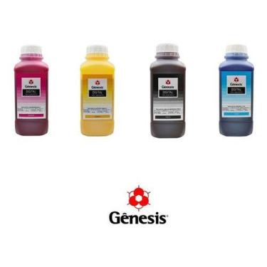 Imagem de Kit Tinta Sublimática Sublidesk Gênesis 1 Litro 04 Cores - GENESIS