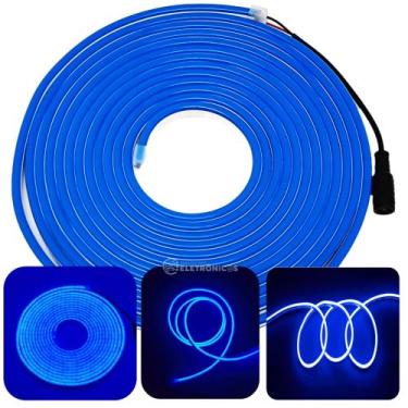 Imagem de Fita Led Letreiro Para Fachada Comércio Dobrável Iluminação Neon 5mts 