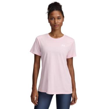 Imagem de Camiseta de Treino Under Armour Tech Twist Feminina, Rosa, M