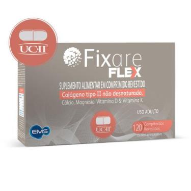 Imagem de Suplemento Alimentar Fixare Flex 120 Comprimidos - FIXARE PRO+