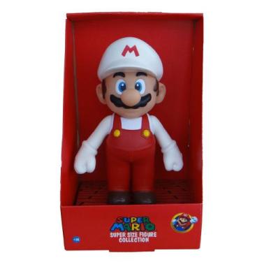 Imagem de Boneco Mario Fire - Super Mario Bros Grande - Super Size Figure Collec