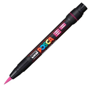 Imagem de Caneta Posca Brush PCF 350 rosa Uni Ball
