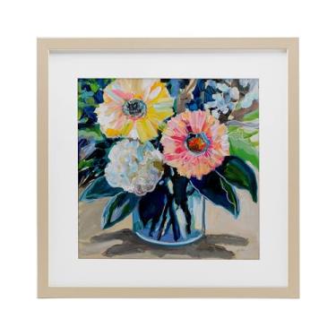 Imagem de Stupell Industries Impressão emoldurada My Treasure Bouquet Birch Under Glass, design de Jeanette Vertentes, 16 x 16