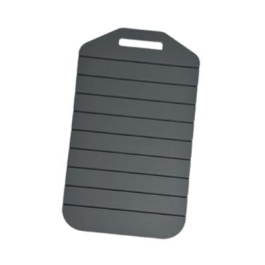 Imagem de Generic Tábua de corte dobrável, tábua de corte grossa, acessórios de cozinha, ferramenta de silicone, tapete de para frutas, atividades ao ar livre, Cinza