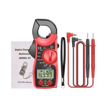 Imagem de Alicate Amperímetro Digital Profissional Aneng MT87 - Medições de Tens