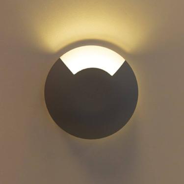 Imagem de Spot Led Balizador Embutido Solo Preto Branco Quente Ip67 Preto