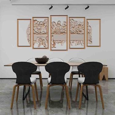 Imagem de Quadro Decorativo Santa Ceia Vazado - Mdf 3Mm 002