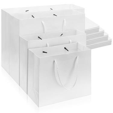 Imagem de Sacos de presente de Natal PerKoop Kraft Paper, 4 tamanhos, pacote com