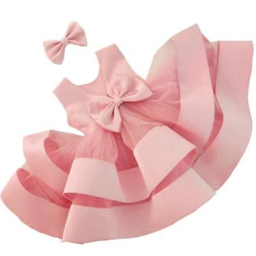 Imagem de Vestido NSSMWTTC Baby Infant Bowknot Easter para meninas