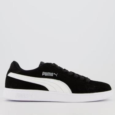 Imagem de Tênis Puma Smash V2 BDP Feminino Preto e Branco, 34