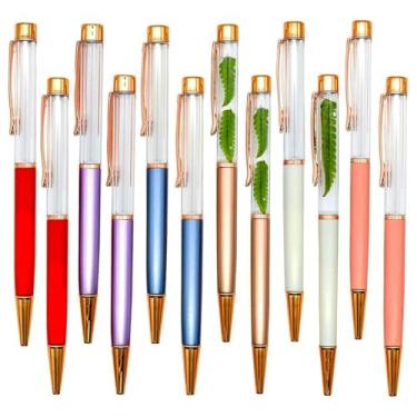 Imagem de Lopenle 30 canetas de tubo vazio, faça você mesmo, canetas flutuantes, canetas clássicas de negócios, canetas esferográficas de tinta preta para escola, escritório, acessórios