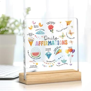 Imagem de Placa de decoração de escritório terapia saúde mental decorações de mesa para sala de aula conselheiro escolar terapeuta afirmações positivas canto calmante psicologia presentes afirmações diárias