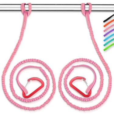 Imagem de Coleira de remo para caiaque OCEANBROAD, elástica, 1,4-2,1 m, rosa, pa