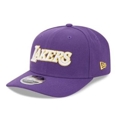 Imagem de BONE NEW ERA 9SEVENTY STRTCH SNAP LOS ANGELES LAKERS NBA ROXO-Masculino