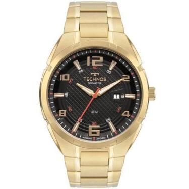 Imagem de Relógio Masculino Technos Skymaster Aço Dourado 2117LEA/1P