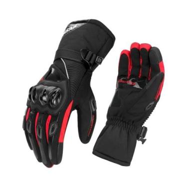 Imagem de Luvas de Motocicleta Touch Screen - À Prova d'Água e Vento - Ideal par
