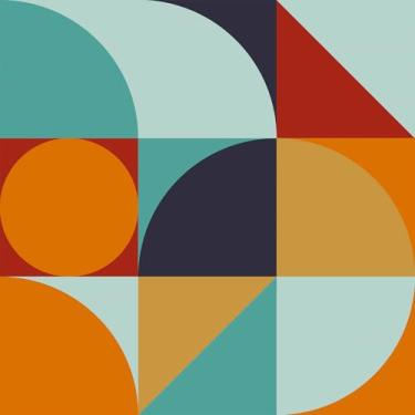 Imagem de VaryPaper Papel de parede geométrico moderno de 45 x 800 cm, descasque e cole papel de contato decorativo abstrato para armários, papel de parede Art Deco divertido para quarto, banheiro, papel de