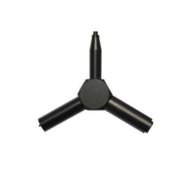 Imagem de FAZee Chave de válvula para Airsoft, ferramenta de remoção de válvula triangular para carregamento GBB AEG KSC WA Gas Magazine (preto)