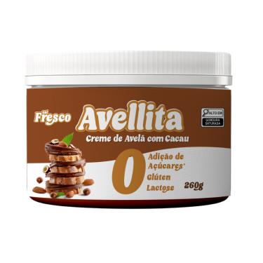 Imagem de Avellita Creme De Avelã Com Cacau Eat Fresco 260g