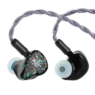 Imagem de Linsoul Kiwi Ears Astral 1DD+6BA Hybrid in Ear Monitor, Fones de ouvido com fio, HiFi Studio Gravação e Mixagem, IEMs portáteis para jogos para engenheiros de música profissionais audiófilos (verde)