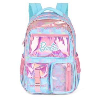Imagem de Mochila Escolar Infantil Menina Bolsa De Notebook Barbie-Feminino