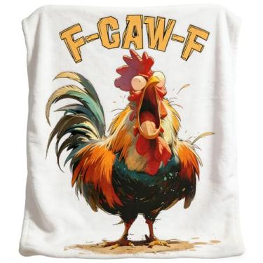 Imagem de Mantas Originais Para Adultos,Cobertor Macio de Galinha para Inverno | Manta Macia de Galo para Sofá | para Sofá Quarto Sala de Estar Casa de Campo Escritório Homens Mulheres
