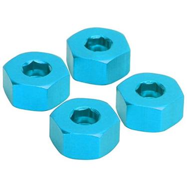 Imagem de KIMISS 4 Unidades de Cubo de Roda Adaptador Hexagonal de 5 Mm a 12 Mm Compatível Com Caminhões WPL D12 1/10 RC - Fácil Instalação e Acessório de Atualização Resistente (#1)