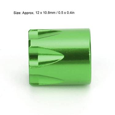 Imagem de Generic Conjunto de Tampa Central de Aro de Roda de Liga de Alumínio RC 4pcs para para Axial SCX10 90046 D90 para Tamiya, Compacto e Leve para Entusiastas de Carros RC Adequado para Aro de 0,5 X