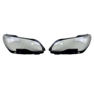 Imagem de Capa para lente do farol dianteiro, compatível com peugeot xenon/halogênio 4008 5008 2017 2018 2019, abajur de vidro transparente(Halogen A Pair)