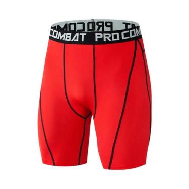 Imagem de Shorts de Compressão para Treino de Musculação Masculino - Elástico e 