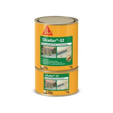 Imagem de Adesivo Epóxi Estrutural Sikadur 32 Fluido Bicomponente para Concreto 
