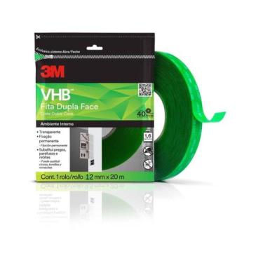 Imagem de FITA VHB 4910 DUPLAFACE TRANSP 12mmX20m FLOWPACK - 3M
