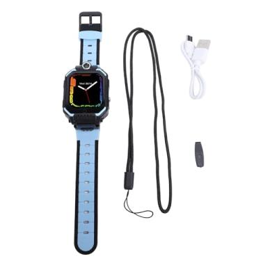 Imagem de Qinlorgo Relógio Inteligente para Crianças, Câmera de Silicone IP68 à Prova D'água Bateria de 800mAh Brinquedos de Relógio Inteligente Com Tela Grande HD Longa Espera Digital Em Vários (Azul)