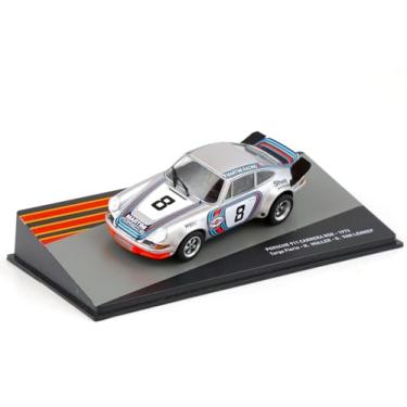 Imagem de - 1:43 Scale Model car Compatible with Porsche 911 Carrera RSR Targa Florio 1973 - PRC02