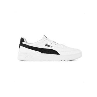 Imagem de Tênis Puma Court Classic Clean Branco/ Preto-Masculino
