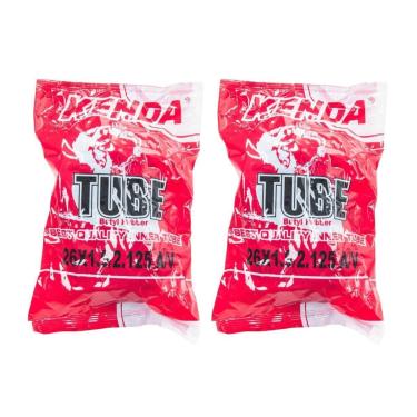 Imagem de Par Câmara de ar aro 26 x 1.9/2.125 Kenda bico grosso 35 mm-Unissex