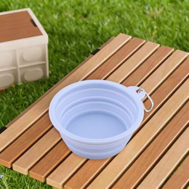 Imagem de Tigelas portáteis para cães e gatos para viagens, tigela dobrável para alimentação de água, tigela expansível para pequenos animais de estimação, ração de gatos, tigelas de viagem para estacionamento