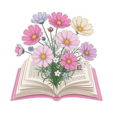 Imagem de Lindo enfeite de carro de flor, pingente de espelho retrovisor de carro plano de acrílico 2D, acessórios de pingente de interior automotivo para janela, mochila, chaveiro, árvore de Natal, presente, 8