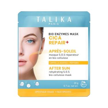 Imagem de Talika Bio Enzymes Mask – Cica Repair+ Máscara Facial Biocelulose Pós-Sol | Centella Asiatica e Alantoína para acalmar a pele exposta ao sol | Hidrata profundamente, repara e fortalece a barreira da