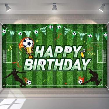 Imagem de Pano de fundo de festa, tatuagem, campo de futebol, 180x110cm - Tatuo