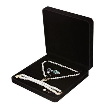 Imagem de Conjunto de joias Box LETURE Velvet para pulseira, colar, brinco
