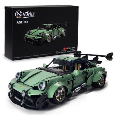 Imagem de Blocos de construção Toy Nifeliz Pr 966 Sport Car MOC em escala 1:8