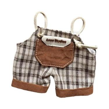 Imagem de Conjunto De Roupas Retrô Marrom Para Boneca Labubu V1 V2 V3 - Acessóri