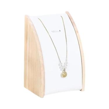 Imagem de Suporte De Exibição De Joias Em Madeira Em Formato De Arco Para Colare